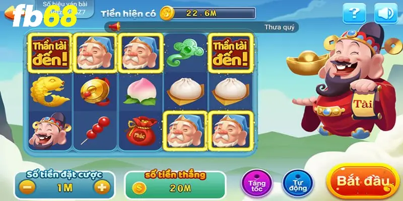 Thần Tài Đến fb68 là game nổ hũ được rất nhiều người yêu thích